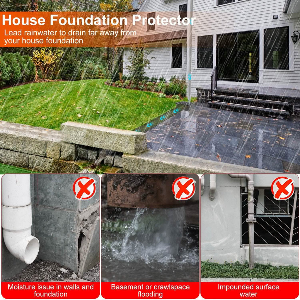 Low-Profile Downspout Extension 2-Pack