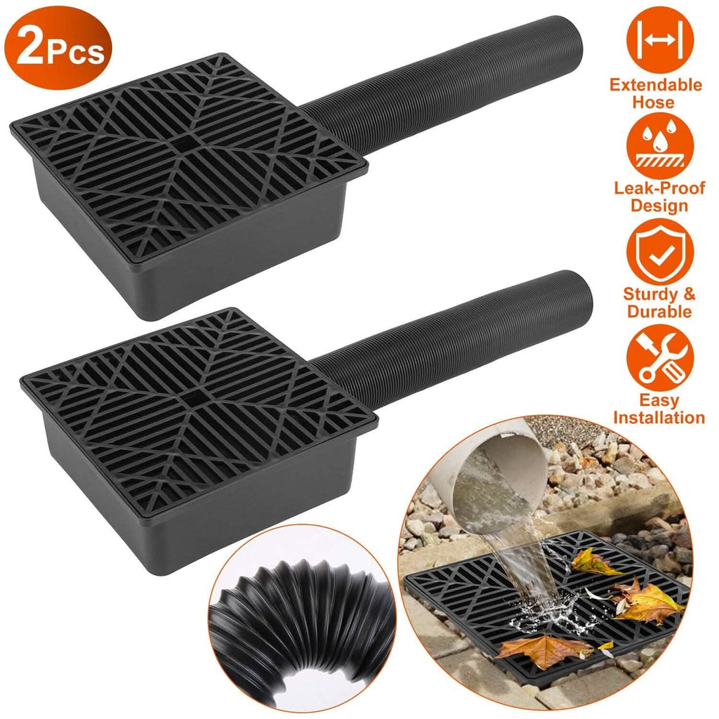 Low-Profile Downspout Extension 2-Pack