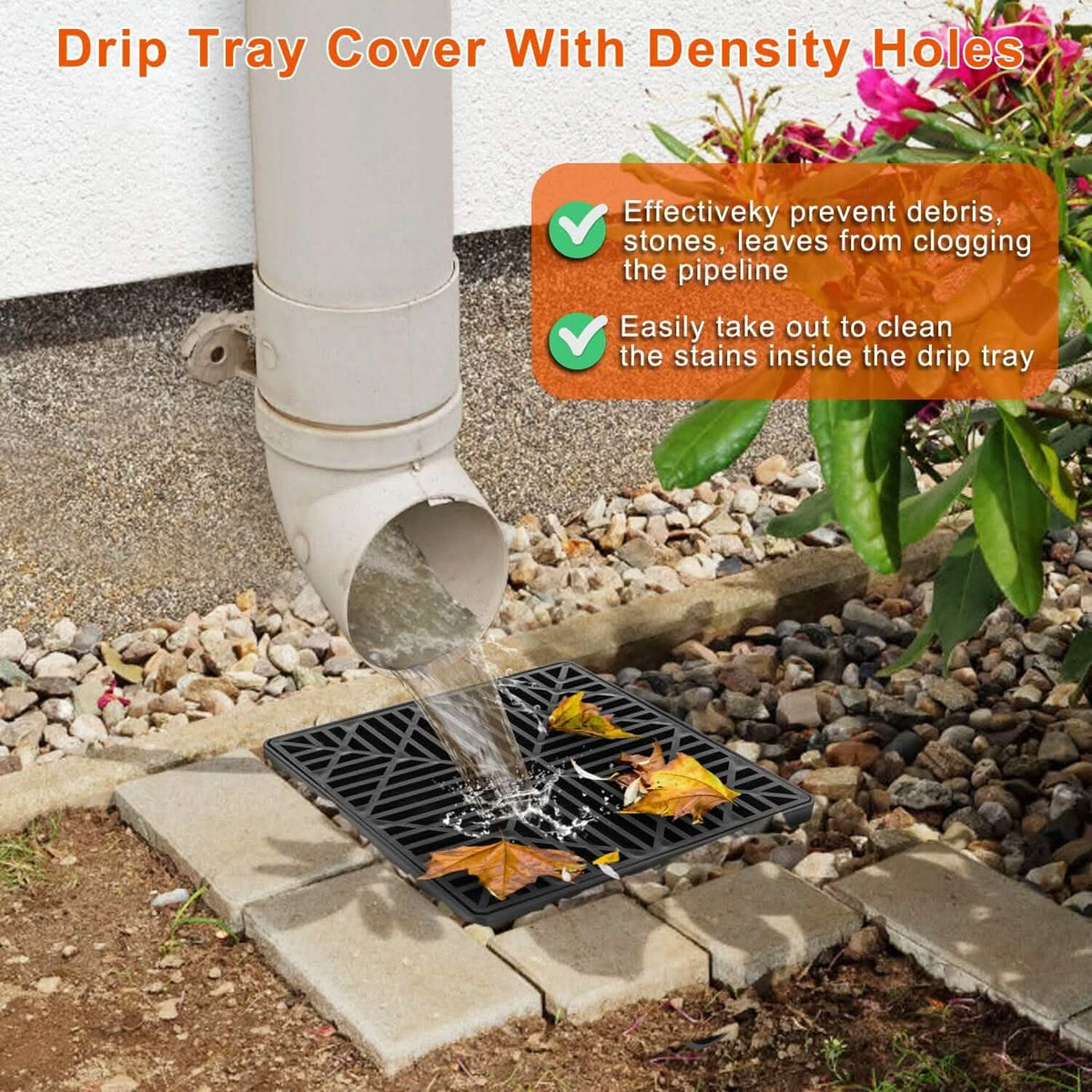 Low-Profile Downspout Extension 2-Pack