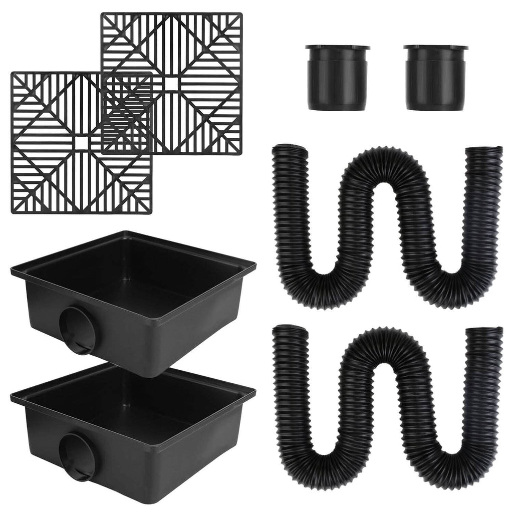 Low-Profile Downspout Extension 2-Pack